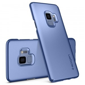 Spigen Thin Fit ultravékony tok Samsung S9 G960 korall kék színben