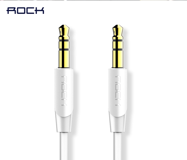 ROCK High Fidelity audio 3.5 mm jack kábel 100 Cm Fehér