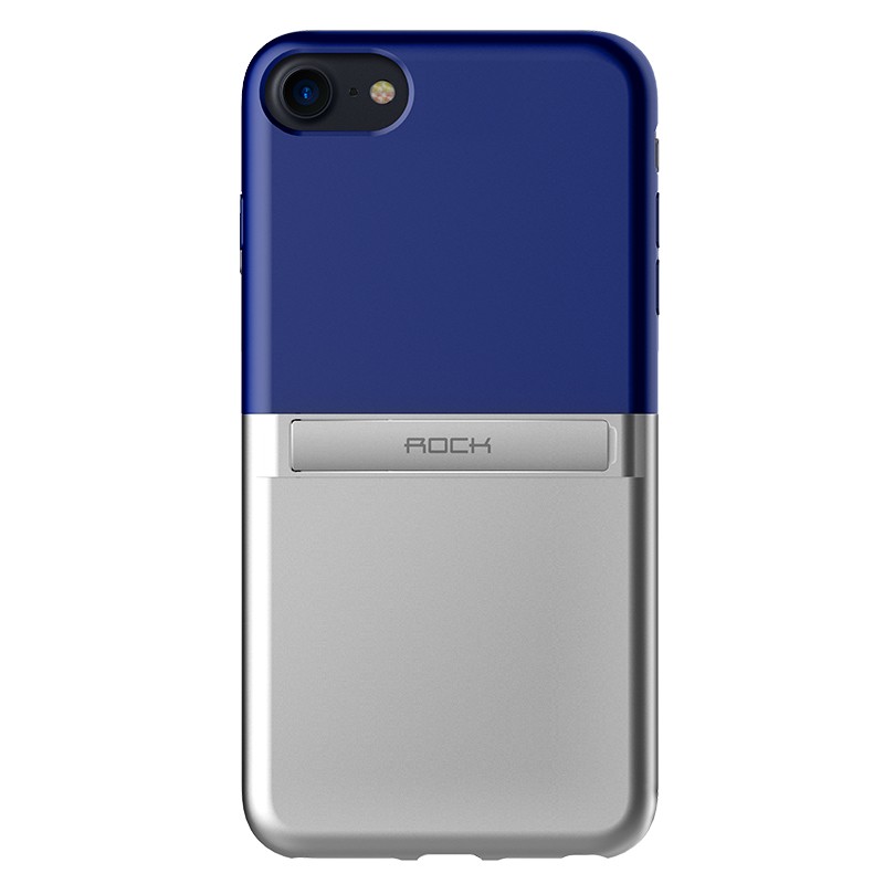 ROCK Infinite iPhone 7+/8+ tok kihajtható támasszal kék színben
