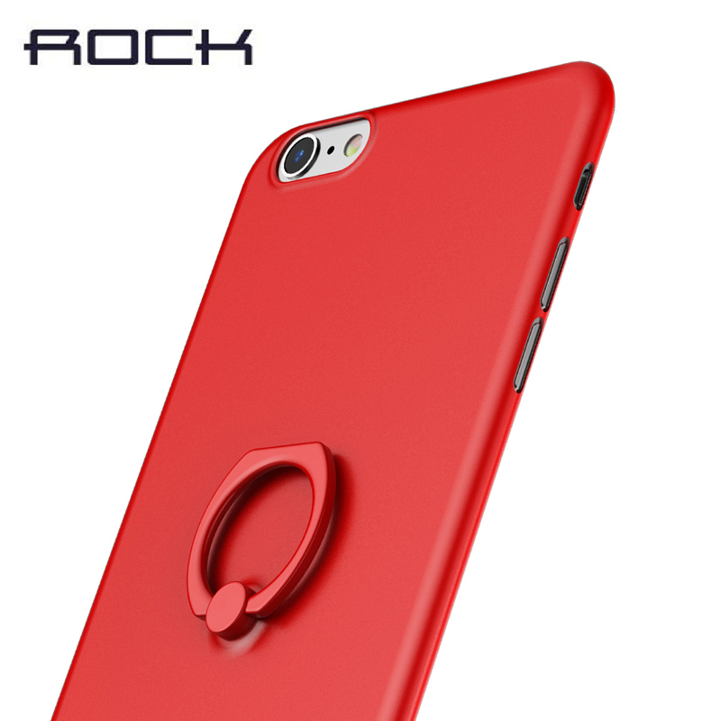 ROCK Ring Holder PP iPhone 7/8 tok gyűrű alakú tartóval piros színben