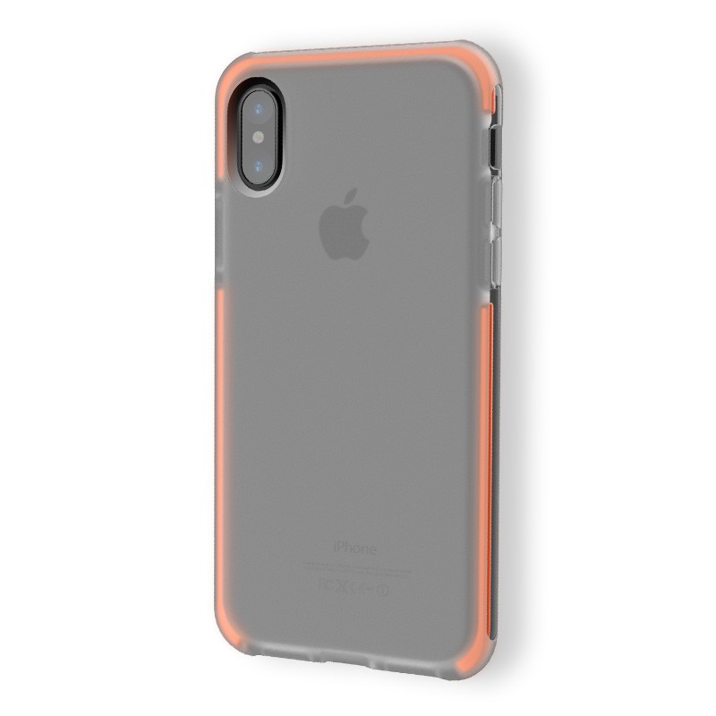 ROCK Guard Series iPhone X ütésálló tok narancssárga színben
