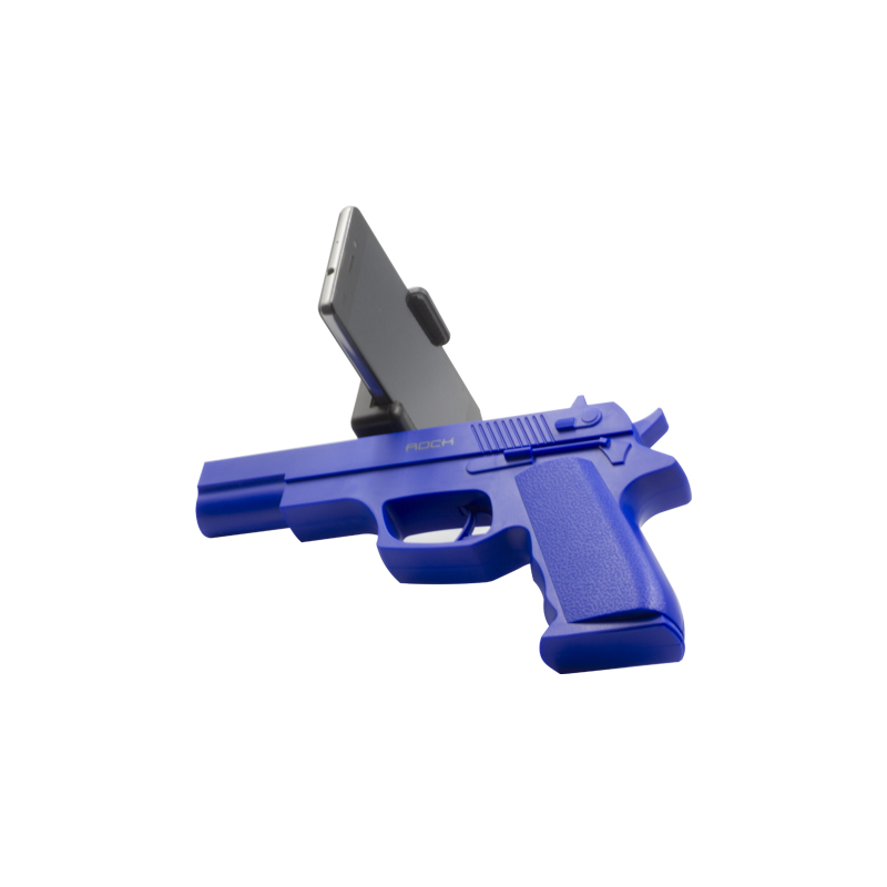 ROCK AR játék fegyver mobiltelefonhoz kék színben