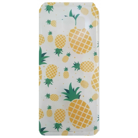 Forcell áttetsző Summer Pineapple mintájú tok Samsung S8 készülékhez