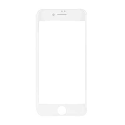 BASEUS 0.23 Soft 3D üvegfólia iPhone 7 / 8 (4,7') fehér kerettel (SGAPIPH8N-PE02)