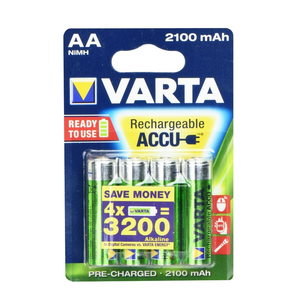 VARTA újratölthető ceruza elem R6 2100 mAh (AA) 4 db