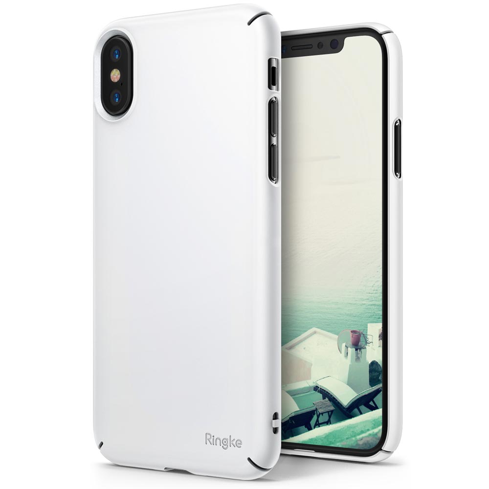 Ringke Slim Ultravékony PC tok iPhone X/XS fehér