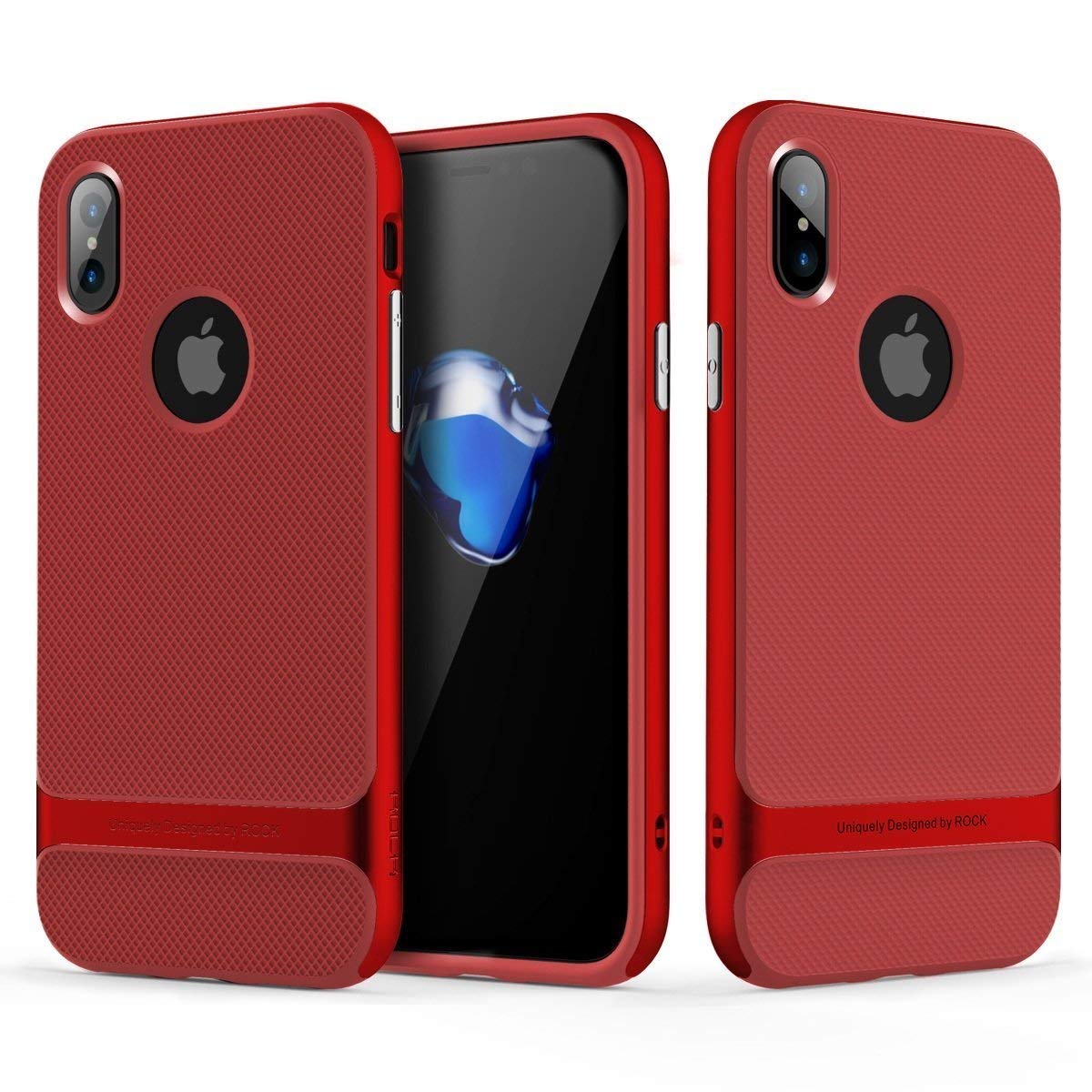 ROCK Royce Series iPhone X tok piros színben