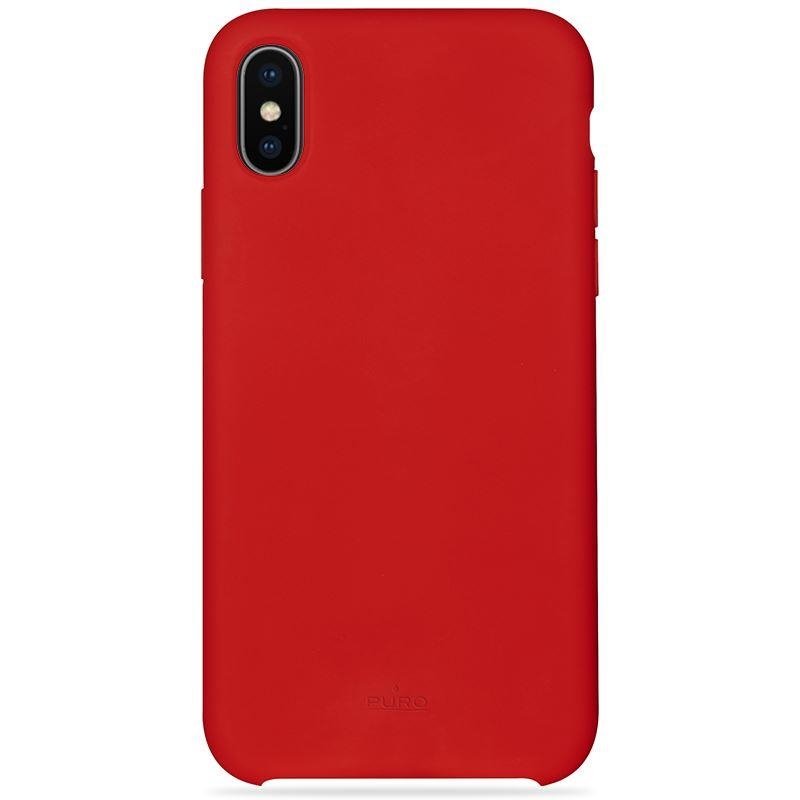 PURO ICON limitált kiadású iPhone XS MAX tok piros színben