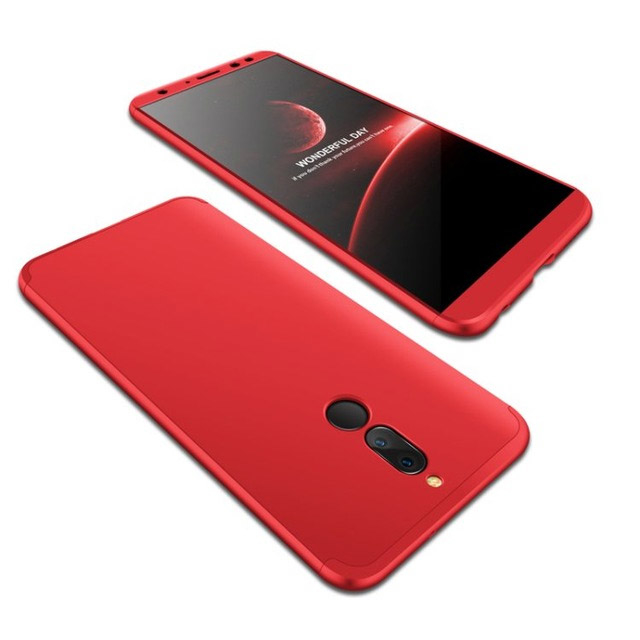 360 Több részes tok Huawei Mate 10 Lite piros