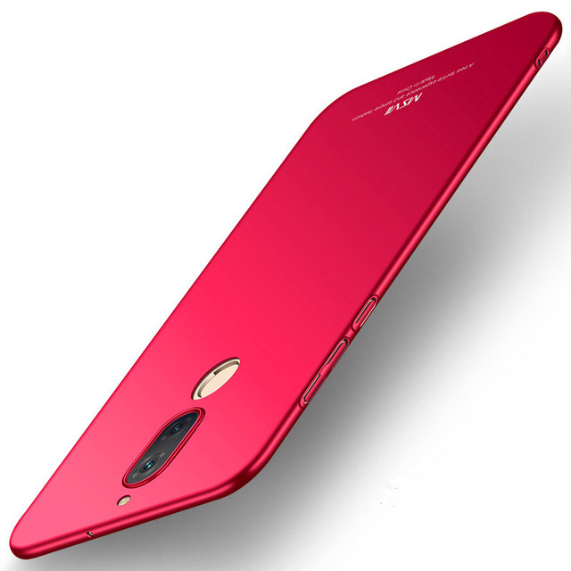 MSVII Simple ultra vékony PC tok Huawei Mate 10 Lite piros