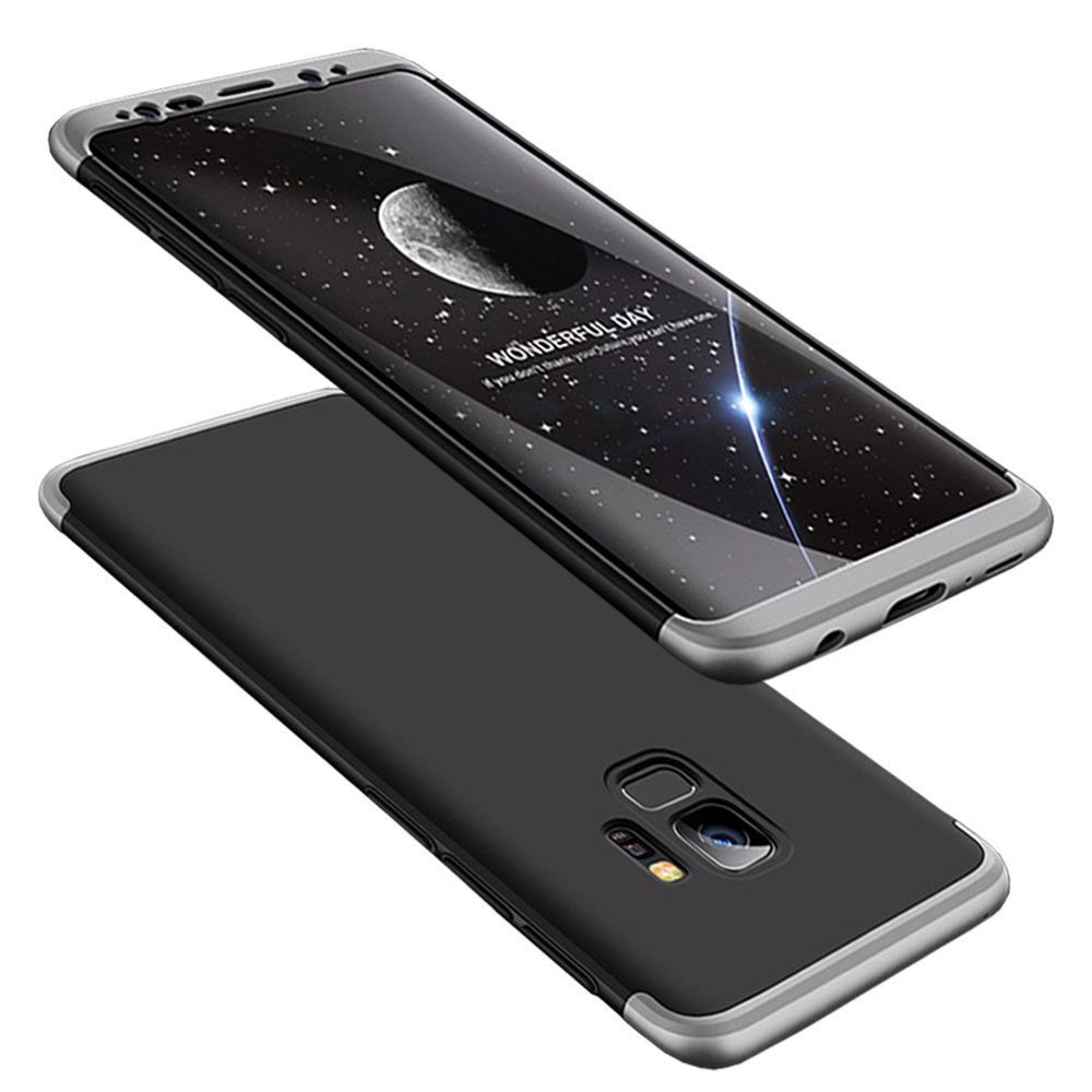 360 Több részes tok Samsung S9 G960 fekete/ezüst színben