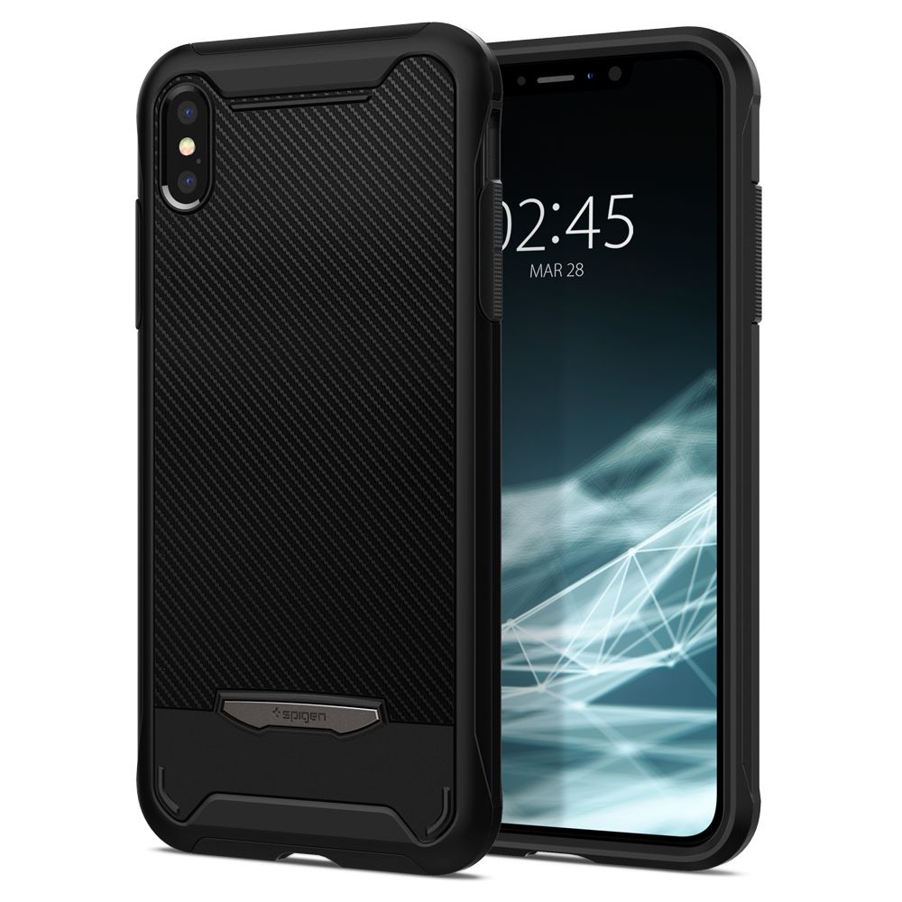 Iphone XS MAX Spigen hybrid 'NX' tok fekete színben (065CS24944)