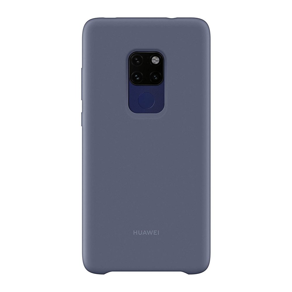 Huawei gyári flexibilis szilikon tok Huawei Mate 20 kék színben