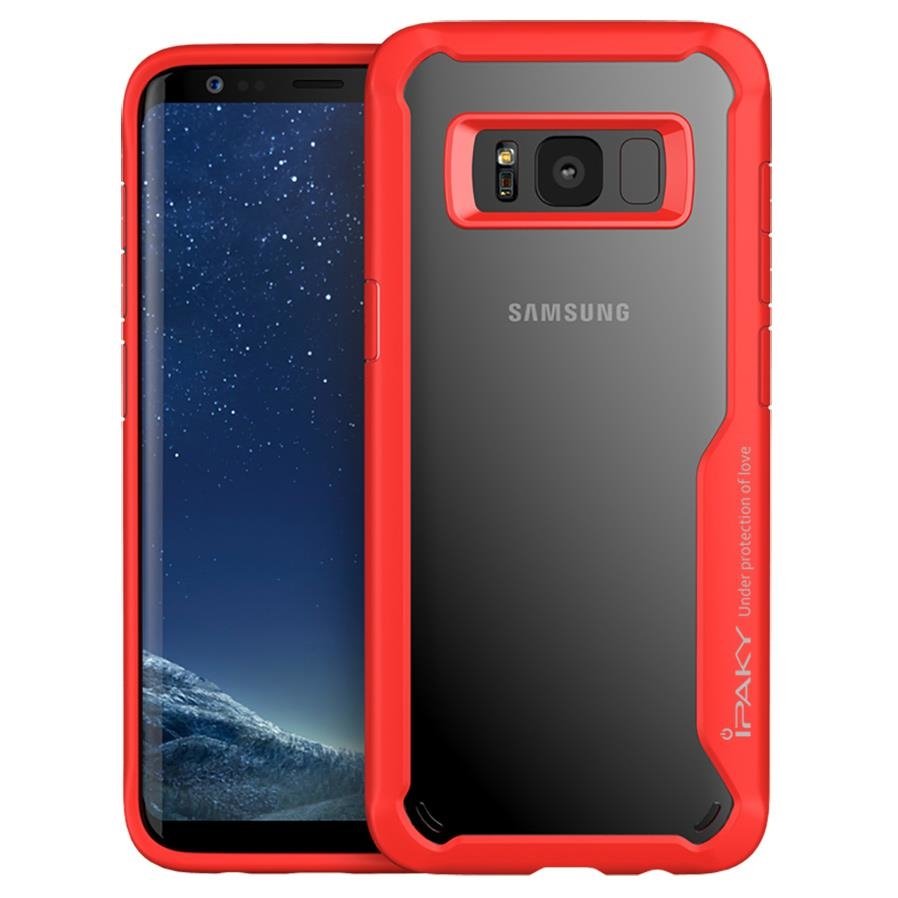 IPAKY Survival gél tok fokozott védelemmel Samsung S9 G960 piros színben