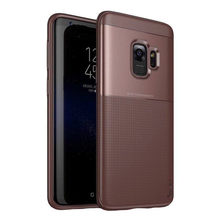 IPAKY Shield tok Samsung S9 G960 barna színben