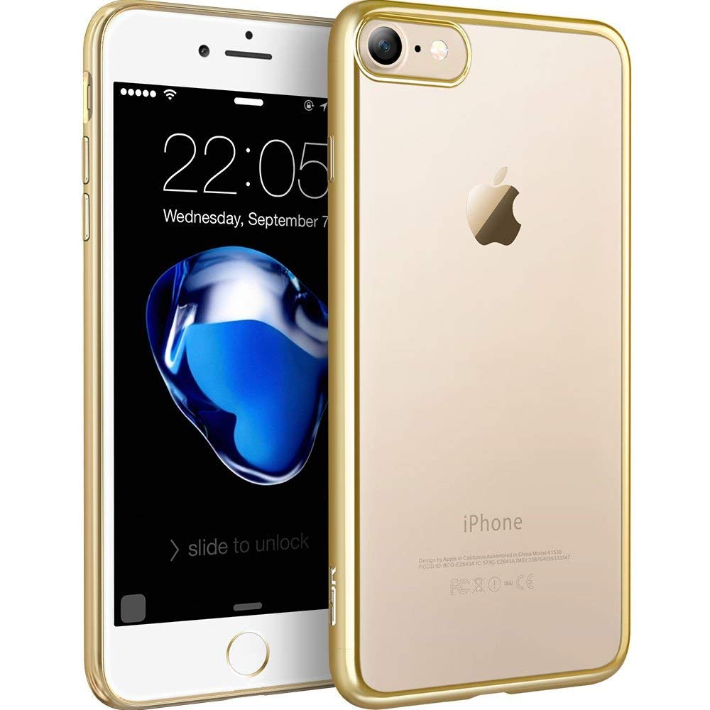 ESR Essential áttetsző tok iPhone XS MAX arany színű kerettel