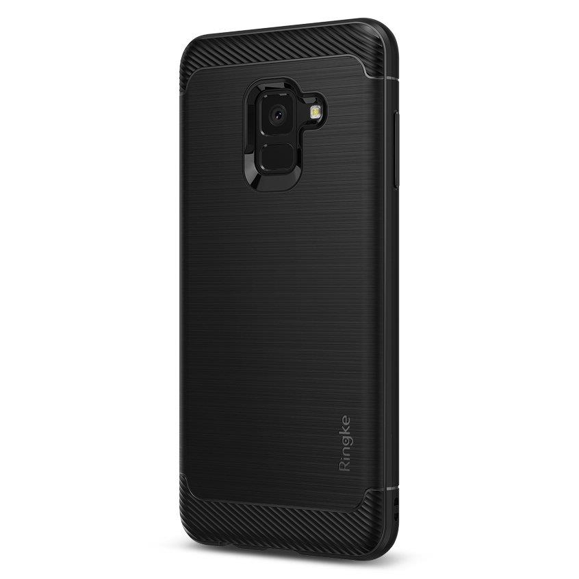 Ringke Onyx TPU tok Samsung A8 2018 fekete színben