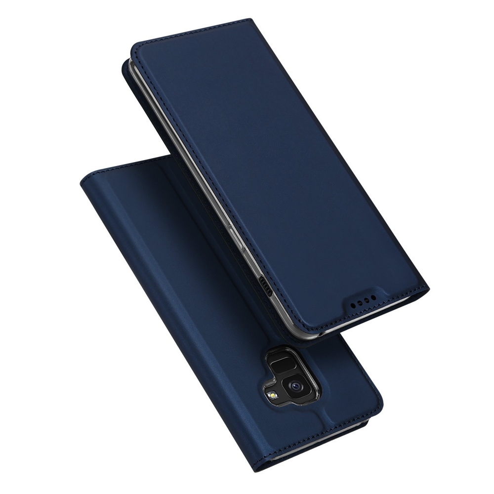 Dux Ducis fliptok Samsung A8 2018 kék színben