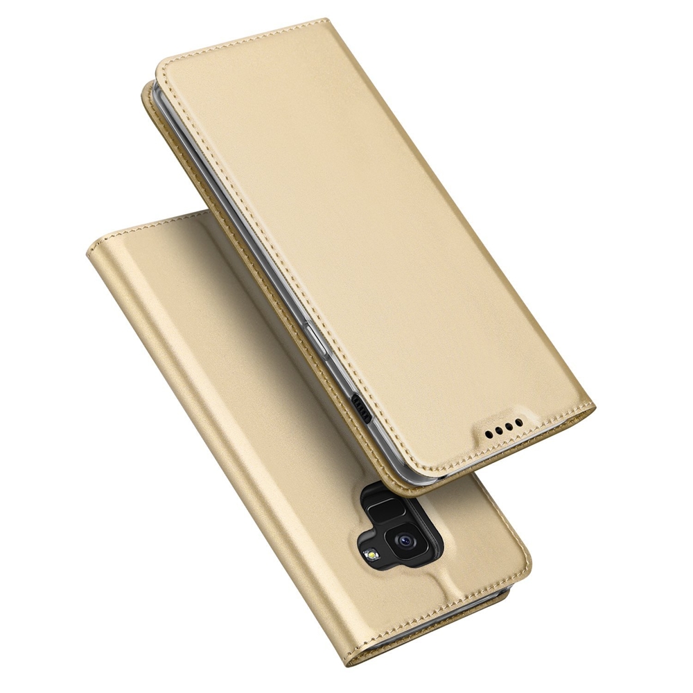Dux Ducis fliptok Samsung A8 2018 arany színben