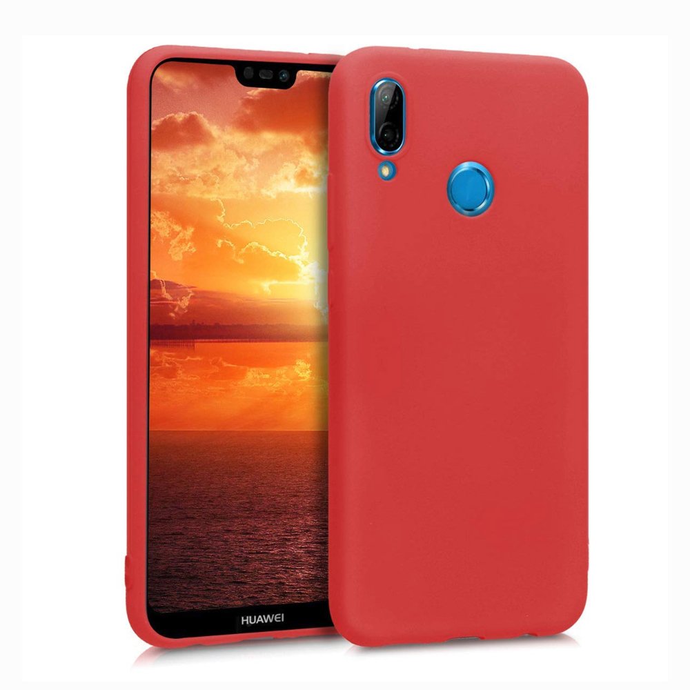Huawei P20 Szilikon tok Lite piros