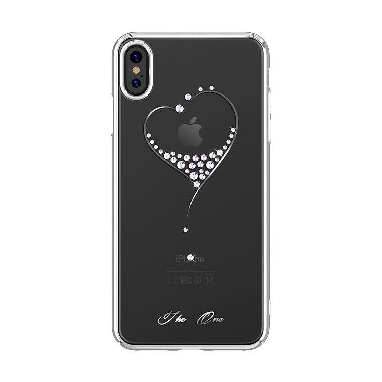 Kingxbar Wish tok Swarovski kristály díszítéssel iPhone X ezüst színben