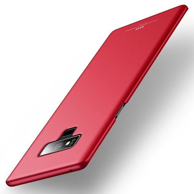 MSVII Simple ultra vékony PC tok Samsung Note 9 N960 piros színben