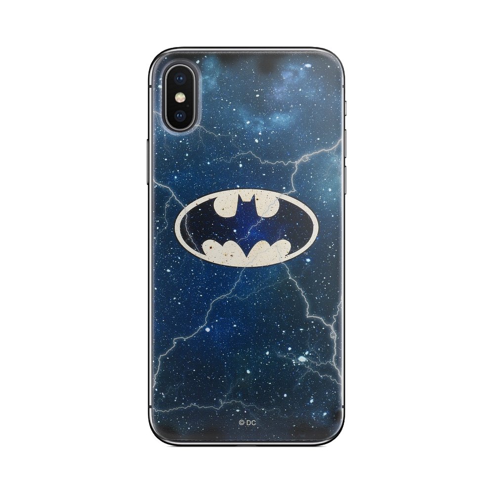 DC szilikon tok Batman logóval iPhone X fekete