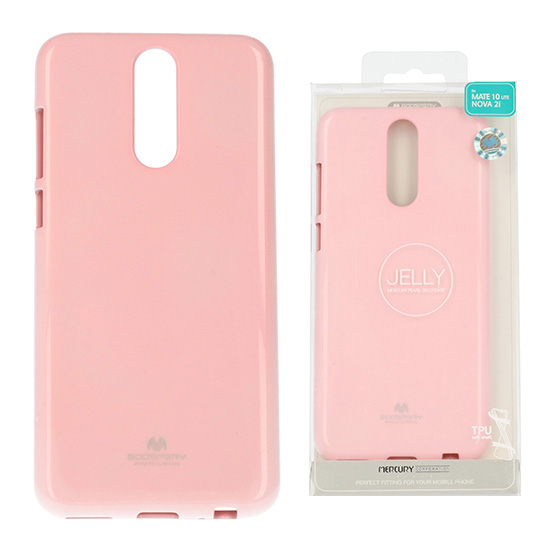 Mercury Jelly szilikon tok Huawei Mate 20 Pro Light pink