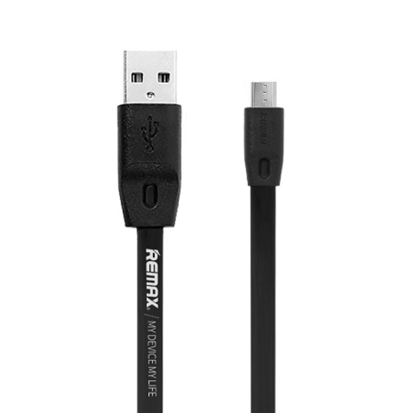 Remax Full Speed Micro-USB kébel 2m 2.4A fekete