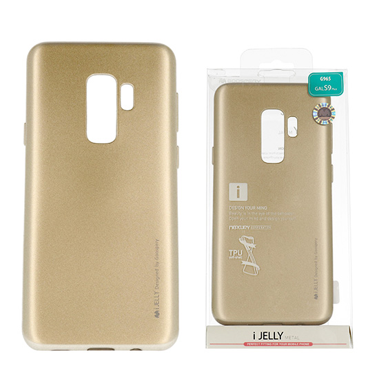 Mercury i-Jelly metál színű TPU tok Samsung S9 Plus arany
