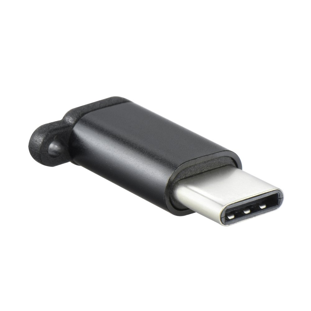 Micro USB - Type C adapter fekete
