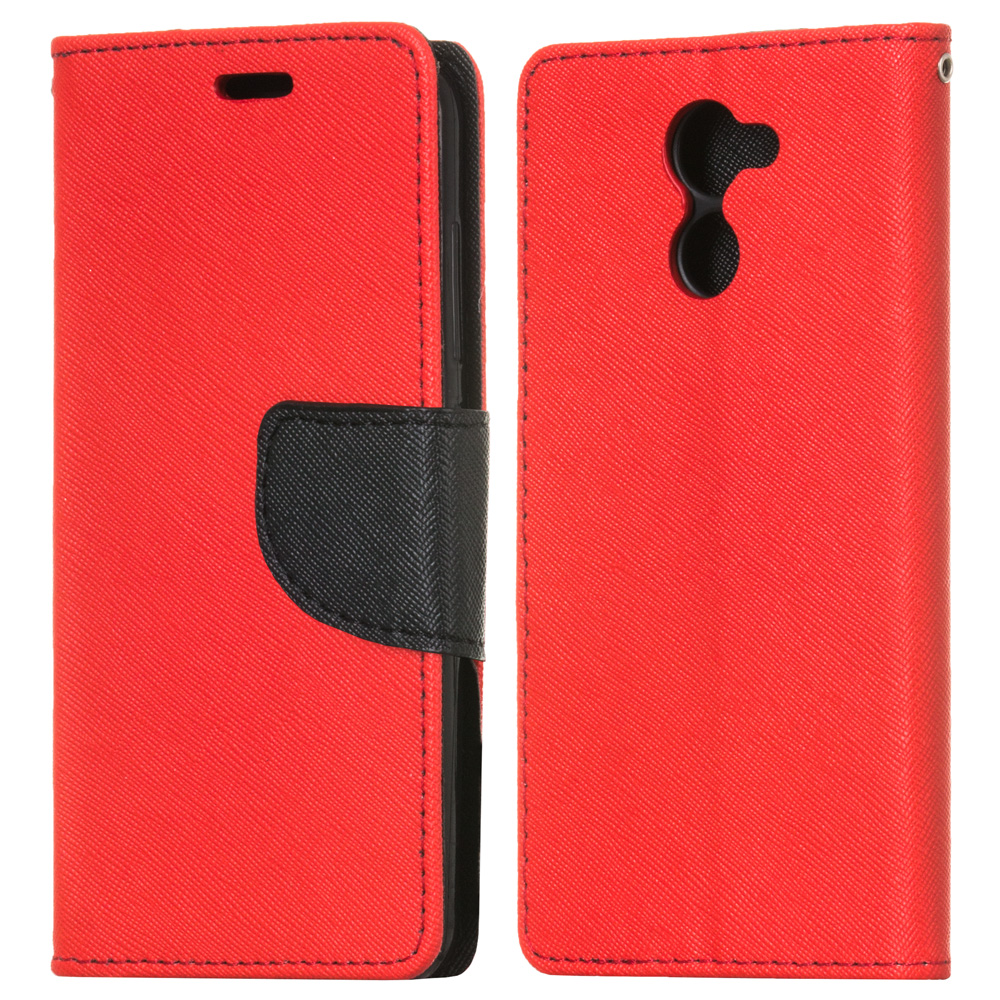 Fliptok Huawei Y7 piros