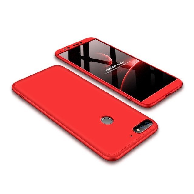 360 Több részes tok Huawei Y7 piros