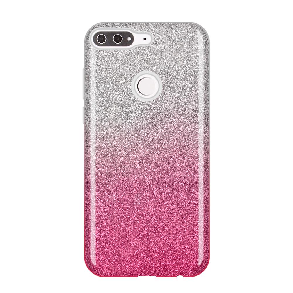 Wozinsky flitteres tok Huawei Y7 Prime 2018 pink