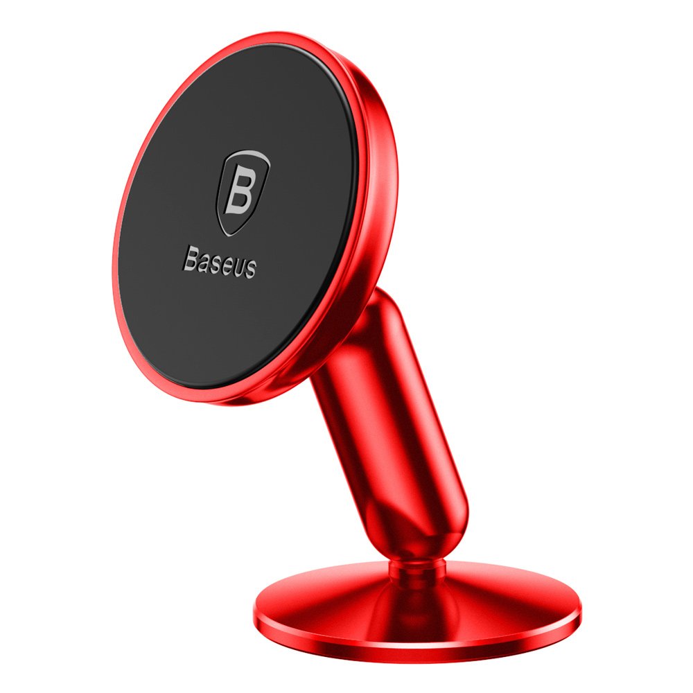 Baseus Bullet mágneses műszerfalra rögzíthető autós telefontartó piros színben