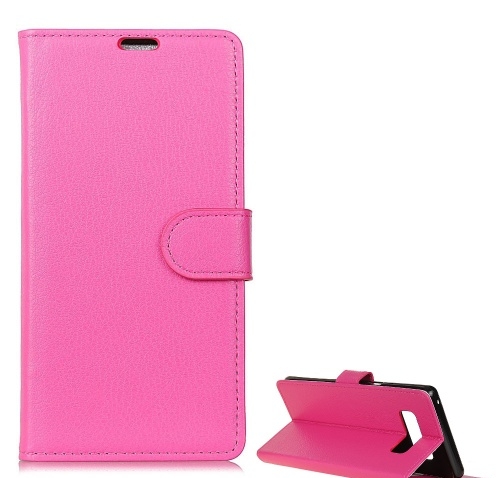 Bőr fliptok Samsung S10 Plus rózsaszín