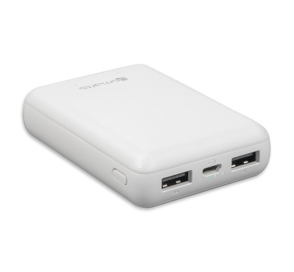 4Smarts Volthub Go powerbank 2 USB csatlakozóval 10000 mAh fehér