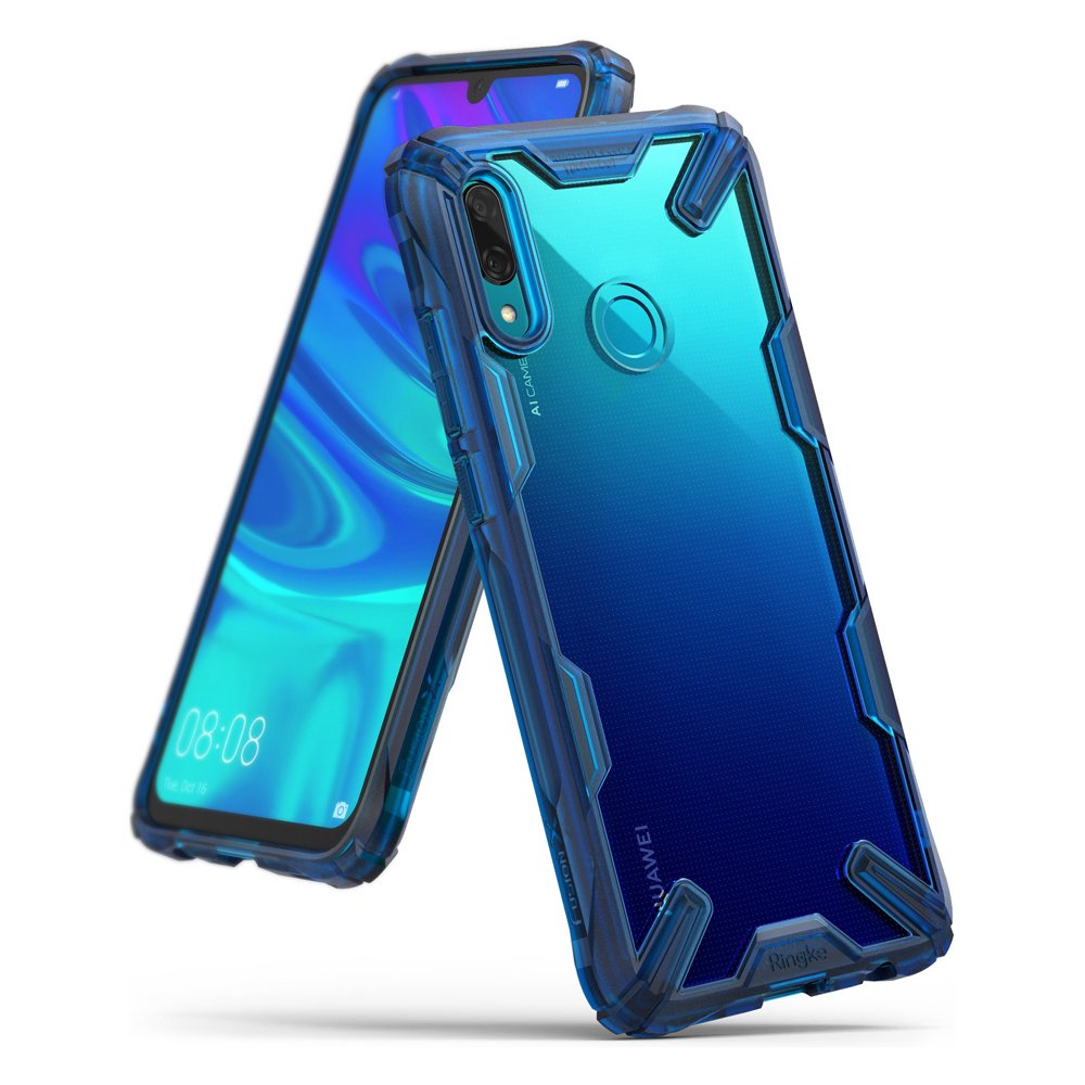 Huawei P Smart 2019 Ringke Fusion X PC tok TPU kerettel kék