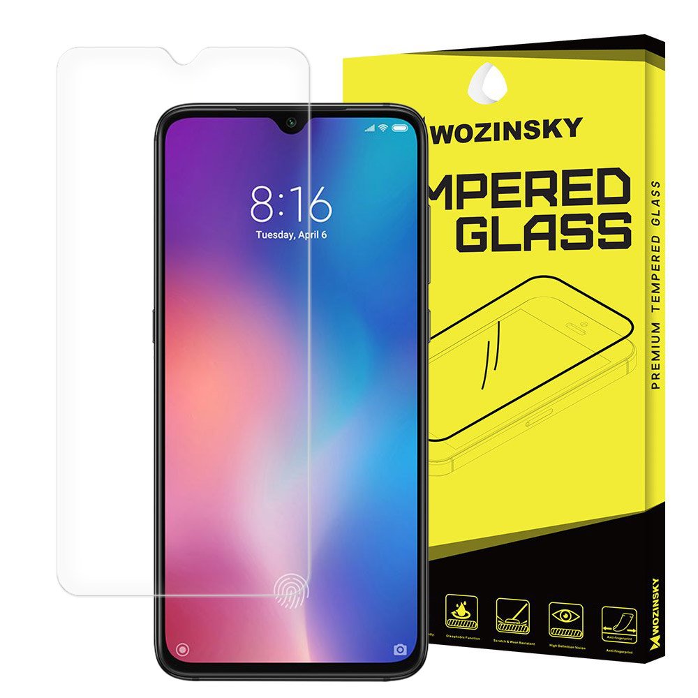 Wozinsky 9H kijelzővédő üvegfólia Xiaomi Mi 9