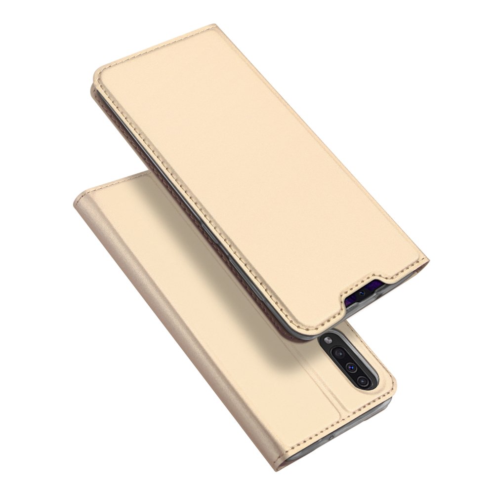  Dux Ducis Skin Pro fliptok Samsung A50 arany színben