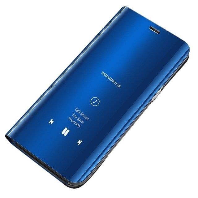 Clear View mágneses fliptok Xiaomi Redmi Note 7 kék