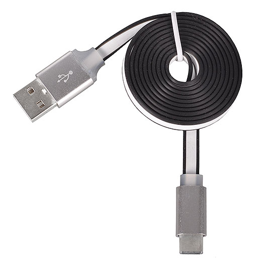 Slim Metal USB-Type C kábel 1m fehér