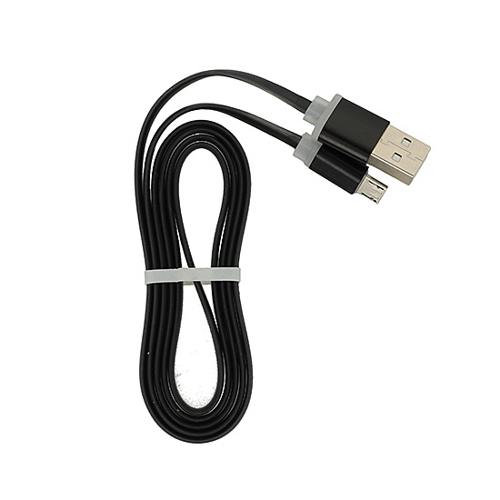 Slim Metal Micro - USB kábel 1m fekete
