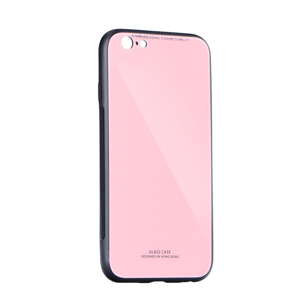 9H üveg hátlapú tok Samsung A70 pink