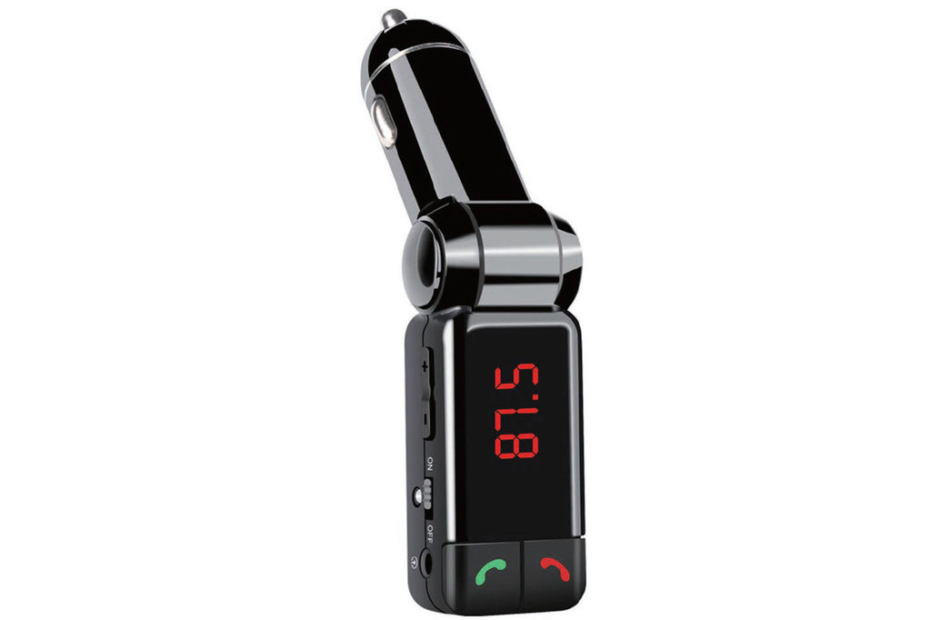 UNIQ Bluetooth FM MP3 transmitter és autó töltő fekete színben