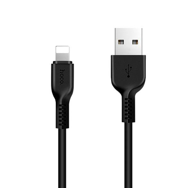 USB / Lightning kábel 3m fekete Hoco X20 Flash