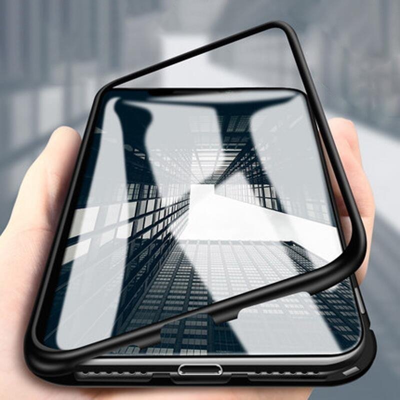 Wozinsky mágneses tok OnePlus 7 Pro fekete/Áttetsző