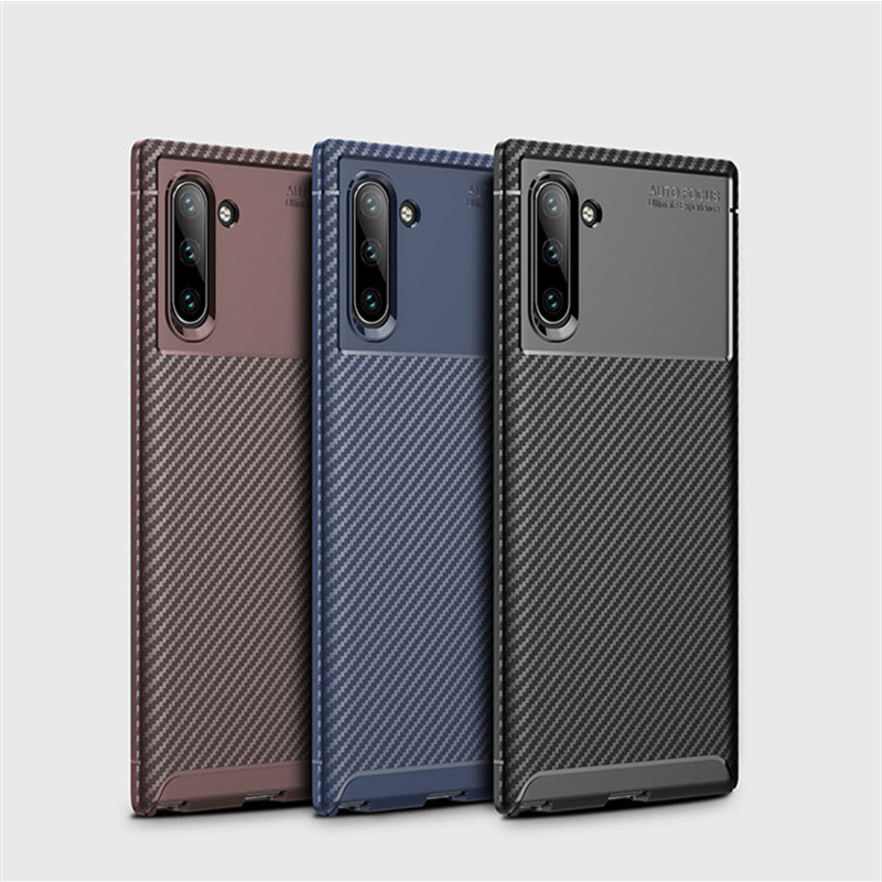 SMD N10-013 Samsung Galaxy Note 10+ Plus TPU puha tok barna színben