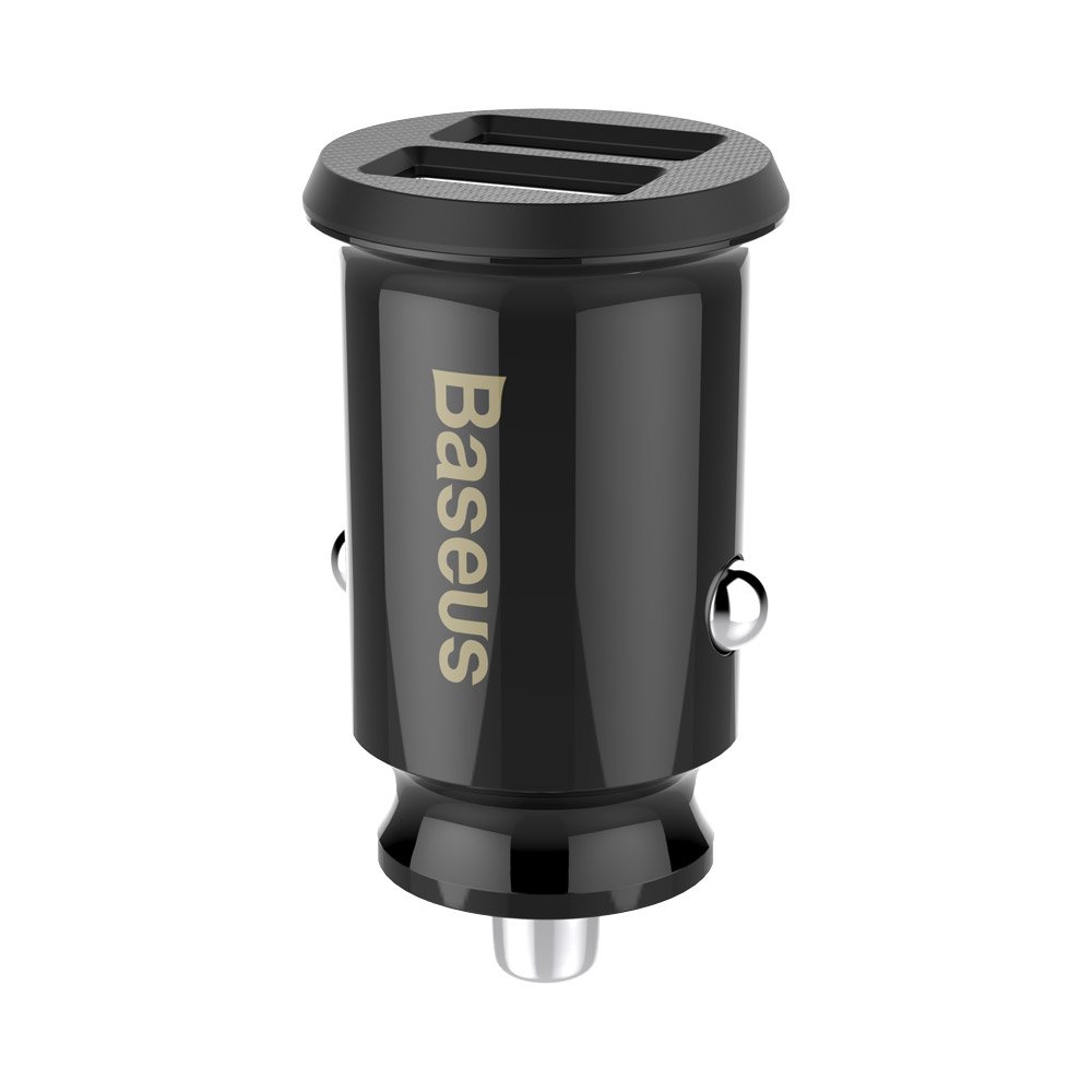Baseus Grain szivargyújtós autós univerzális töltő 2 USB aljzattal (3.1A)