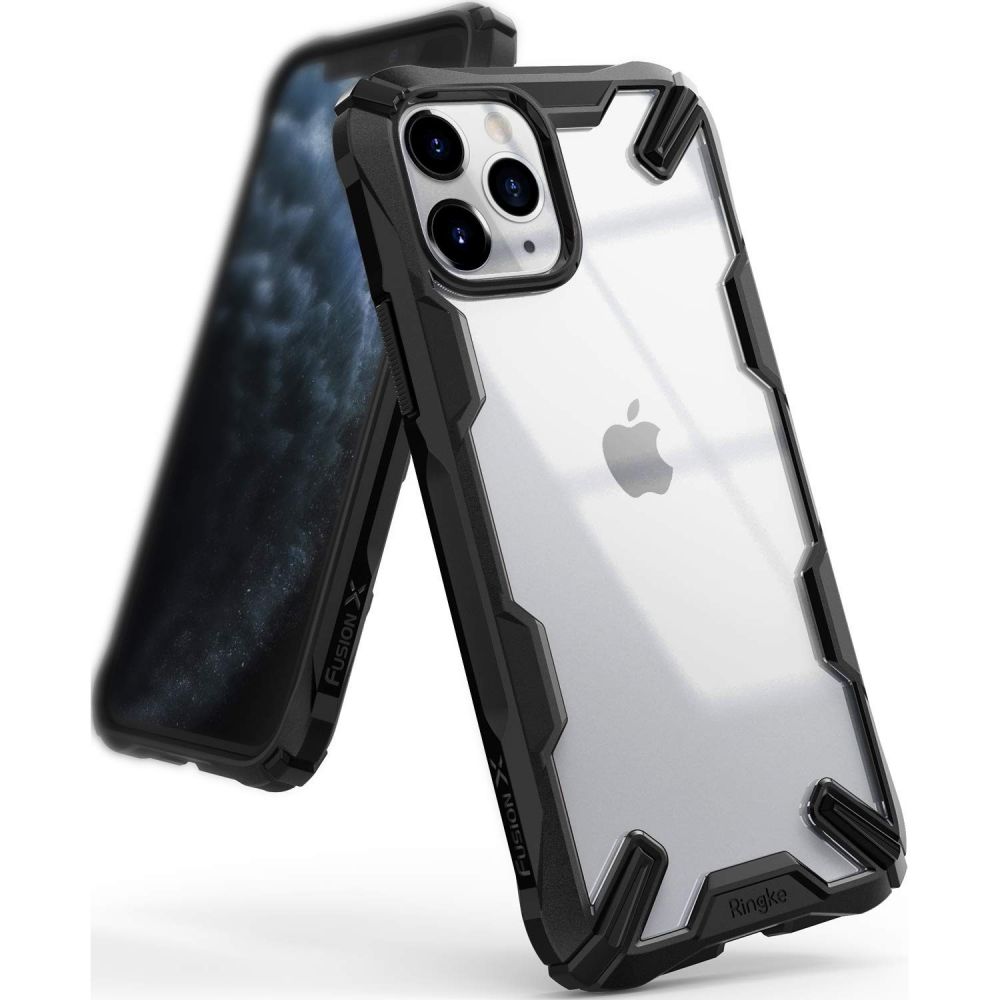 Ringke Fusion X iPhone 11 Pro Black tok, fekete színben ütésálló